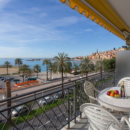 Studio Climatise Avec Terrasse Face Mer A Menton - Fr-1-196-208 Екстер'єр фото