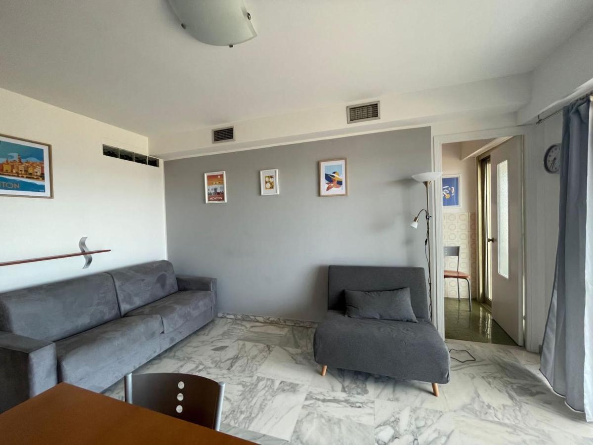 Studio Climatise Avec Terrasse Face Mer A Menton - Fr-1-196-208 Екстер'єр фото
