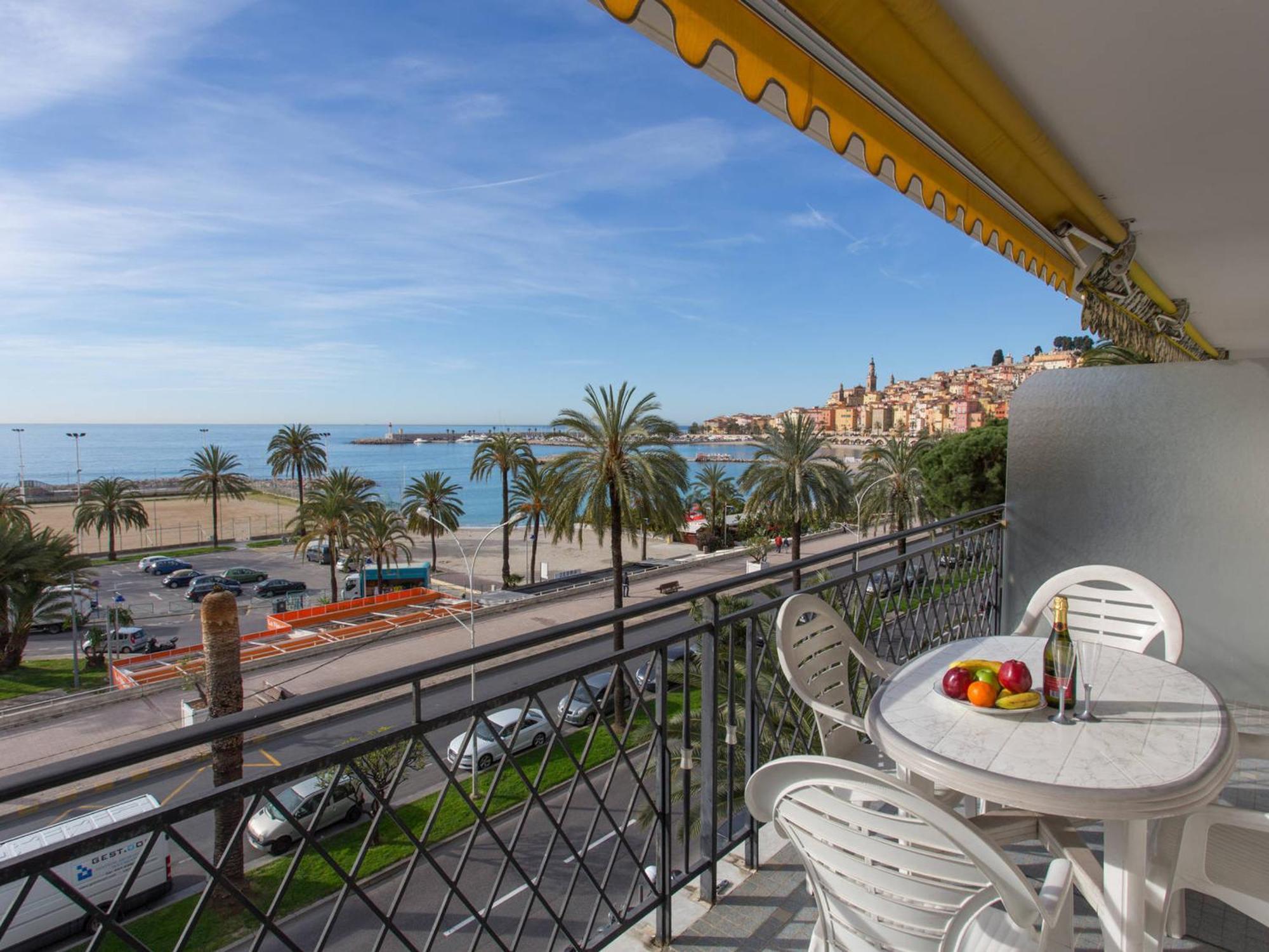 Studio Climatise Avec Terrasse Face Mer A Menton - Fr-1-196-208 Екстер'єр фото